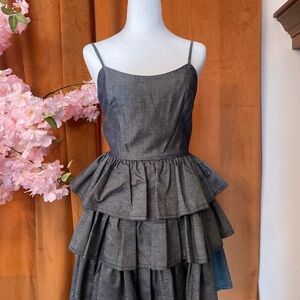 Michael Kors Grey Spaghetti Strap Dress